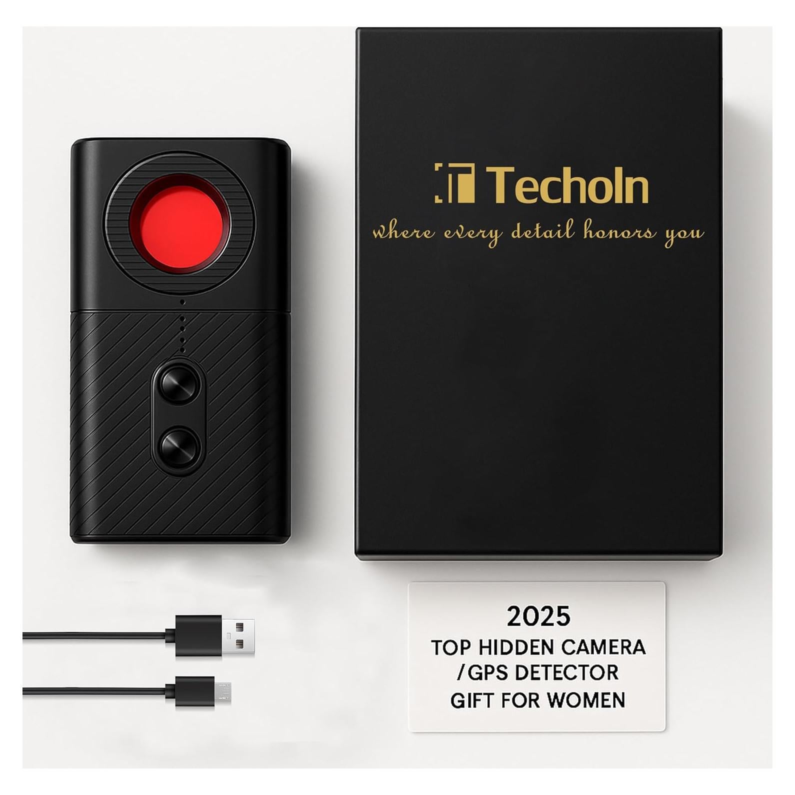 Detector de Cámaras Ocultas Techoln T3 - Seguridad para Viajes