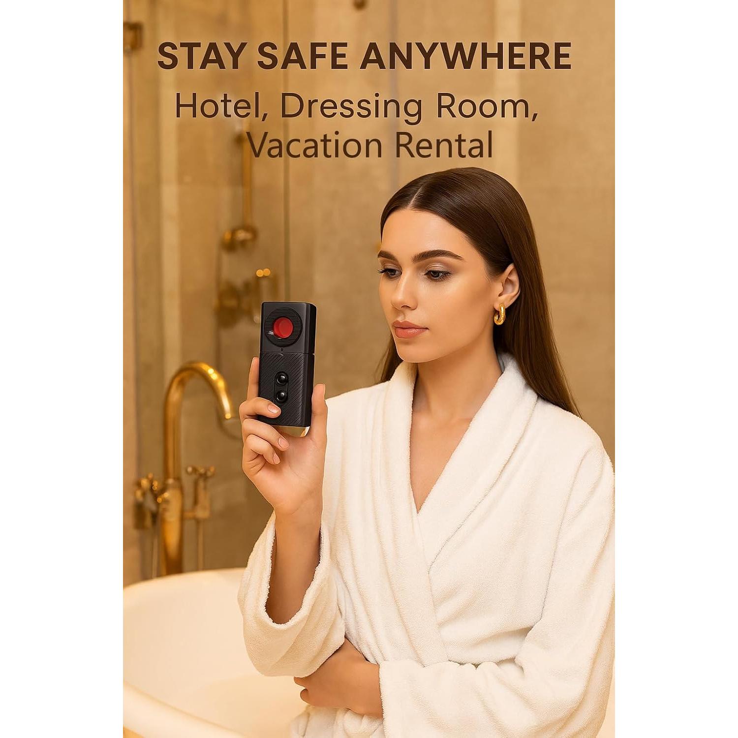 Detector de Cámaras Ocultas Techoln T3 - Seguridad para Viajes