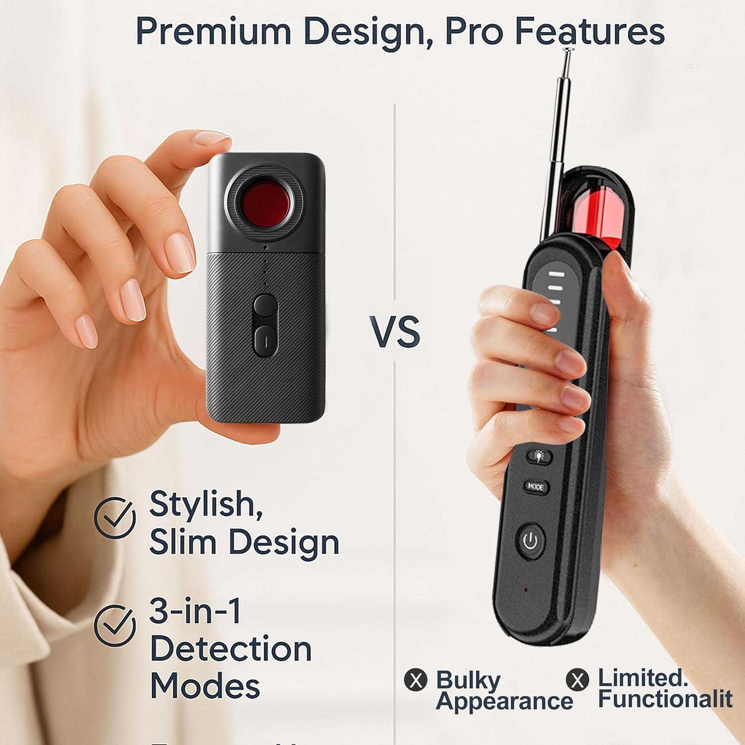 Detector de Cámaras Ocultas Techoln T3 - Seguridad para Viajes