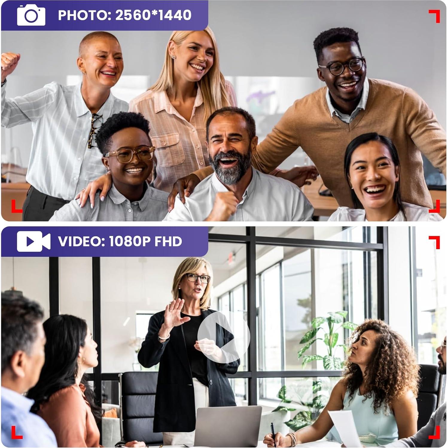 Cámara Espía Oculta 64GB 1080P HD Portátil 3D-PAS