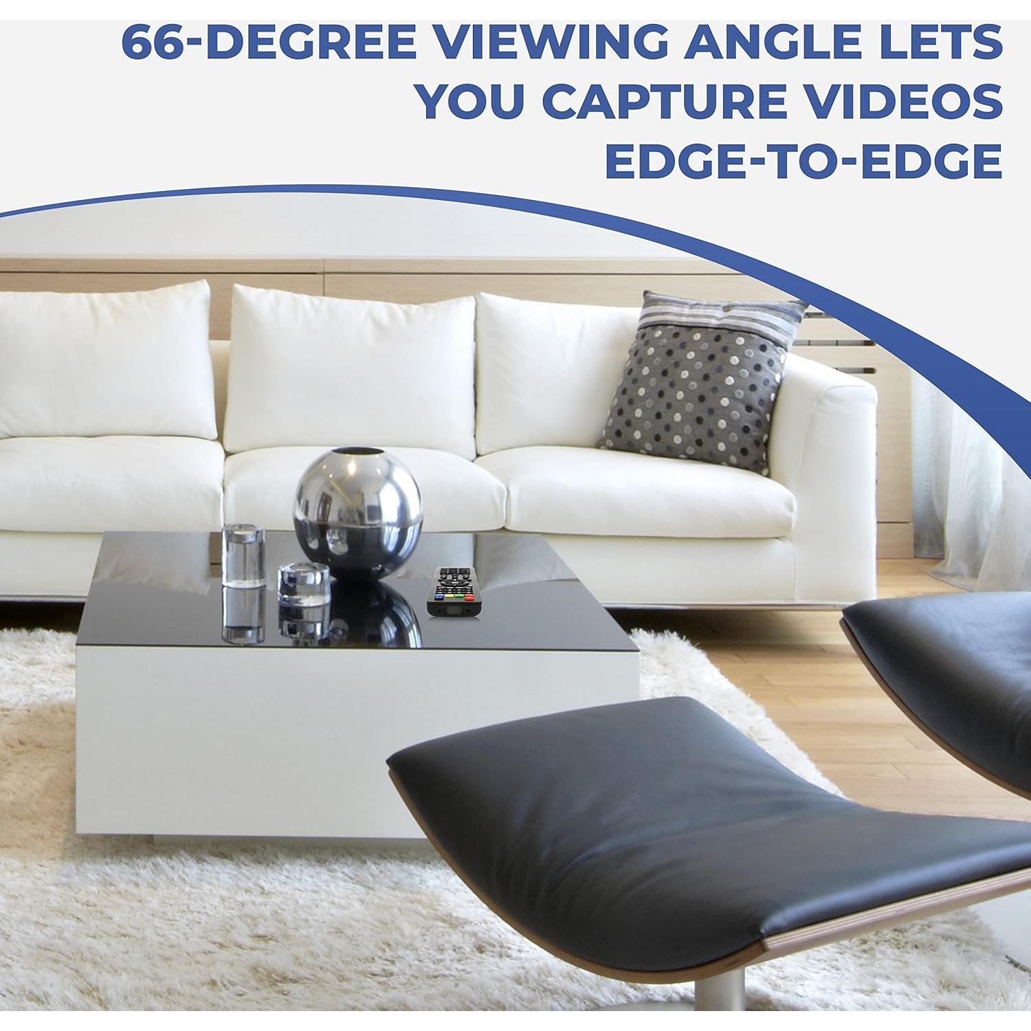 Cámara Oculta Spy Associates Control Remoto TV 1080p PIR