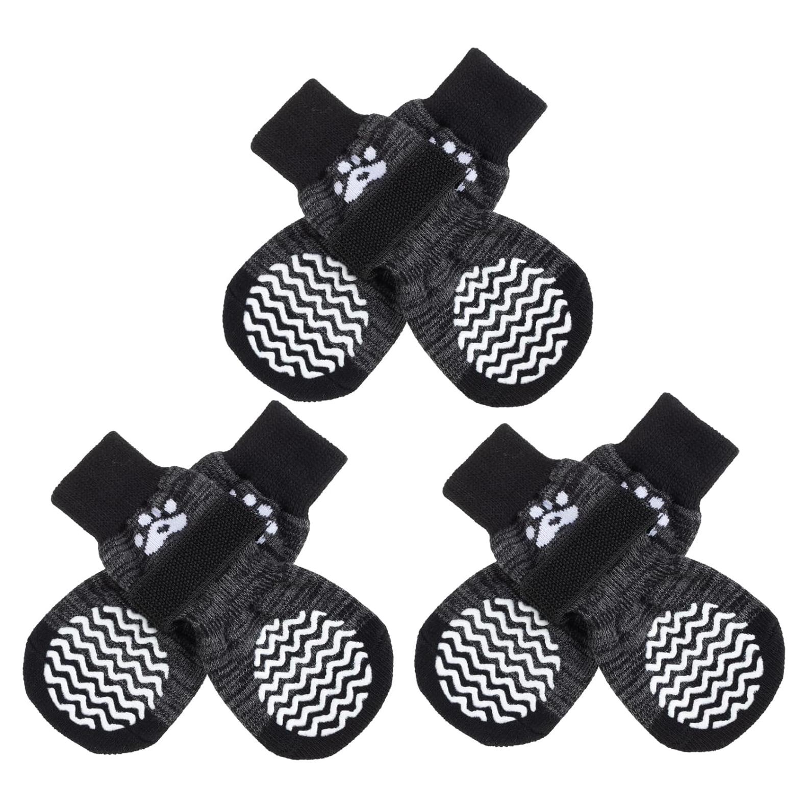 Calcetines Antideslizantes para Perros PUPTECK - Paquete de 6