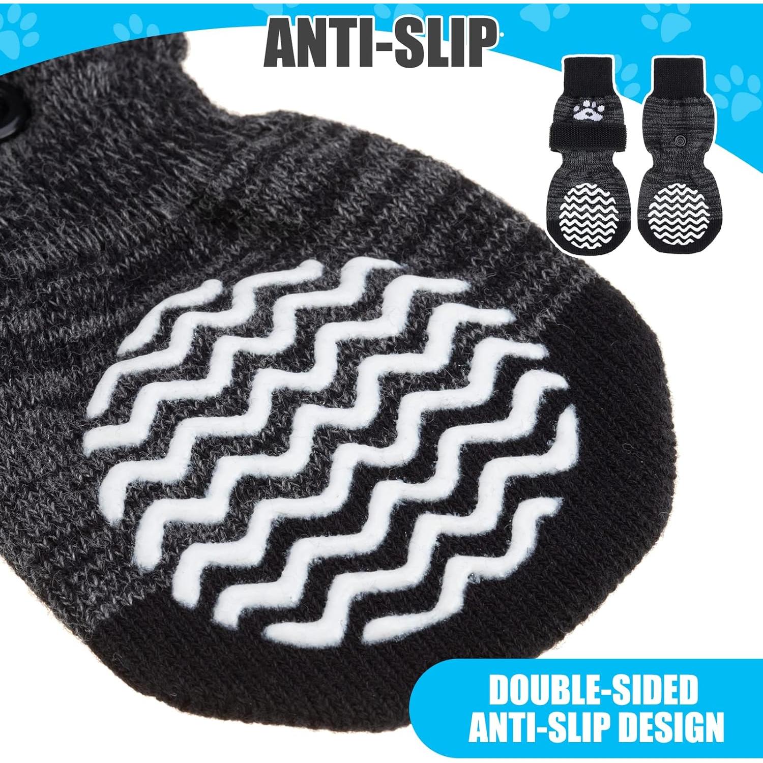 Calcetines Antideslizantes para Perros PUPTECK - Paquete de 6