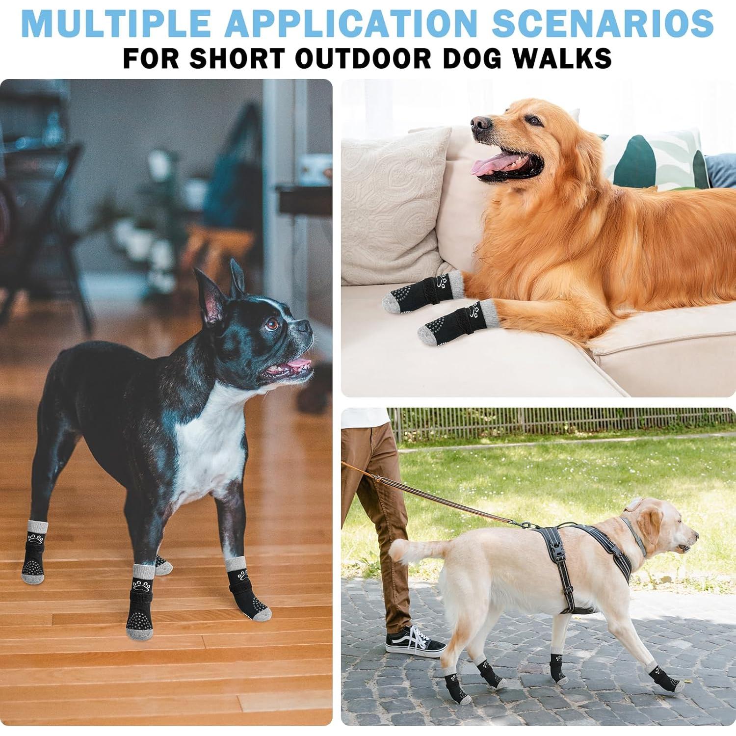 Calcetines Antideslizantes para Perros SCENEREAL Talla L
