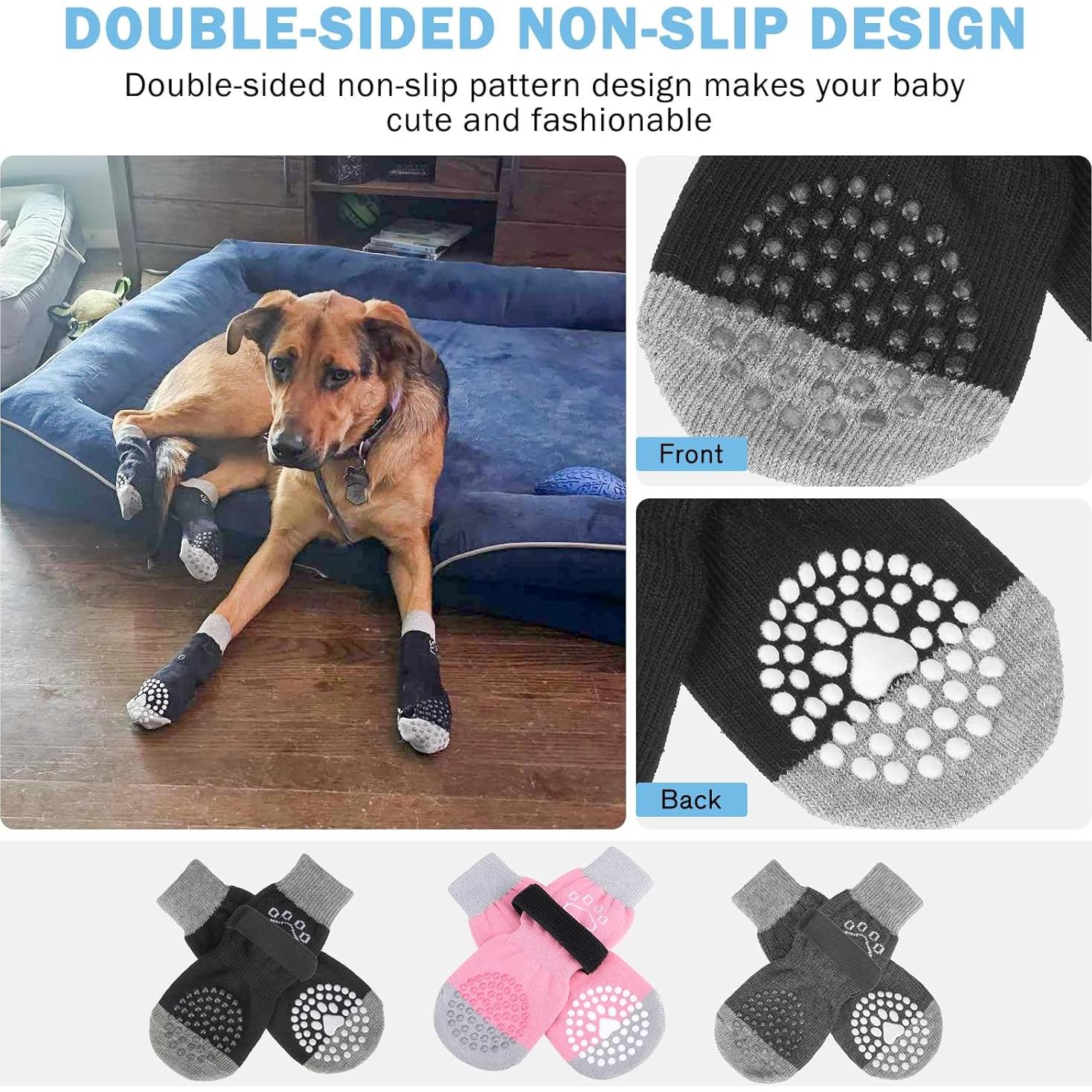 Calcetines Antideslizantes para Perros SCENEREAL Talla L