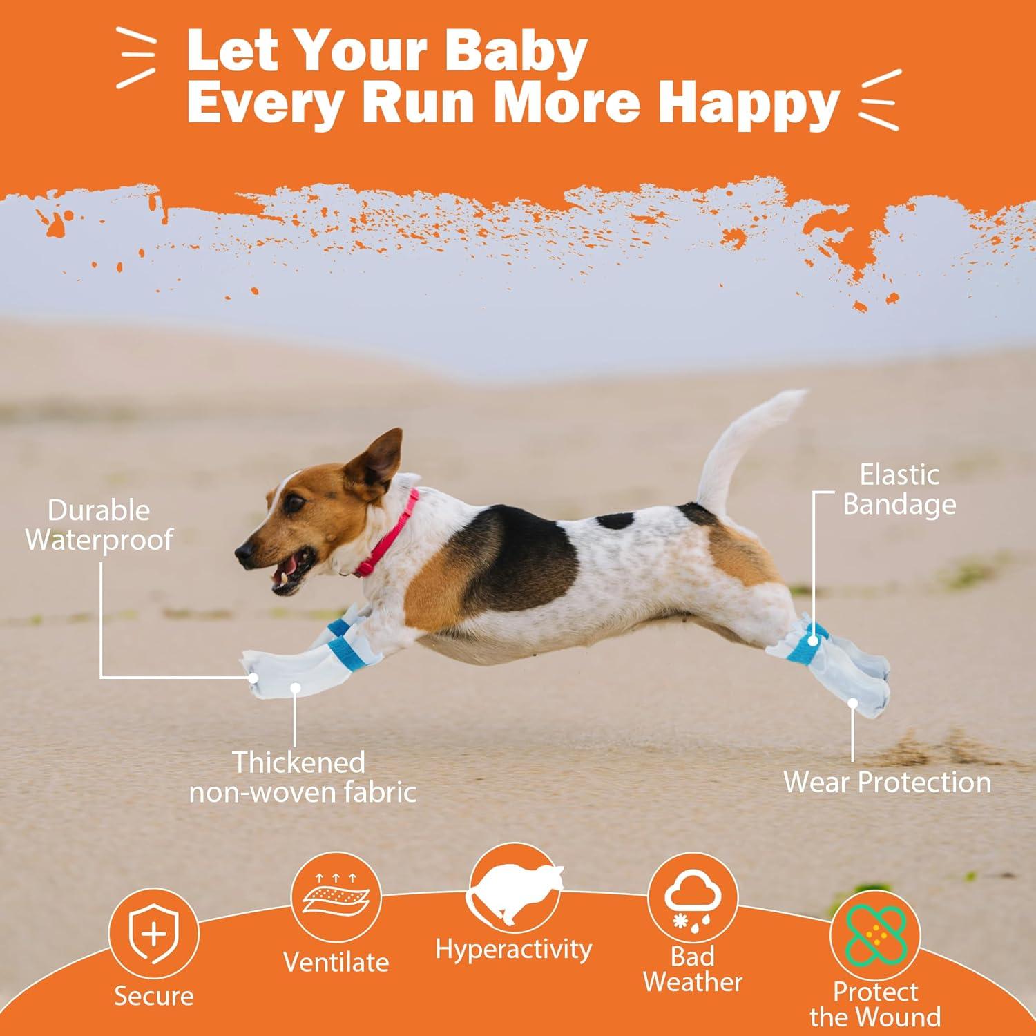 22 Botas Desechables para Perros Leoezx - Tamaño Pequeño