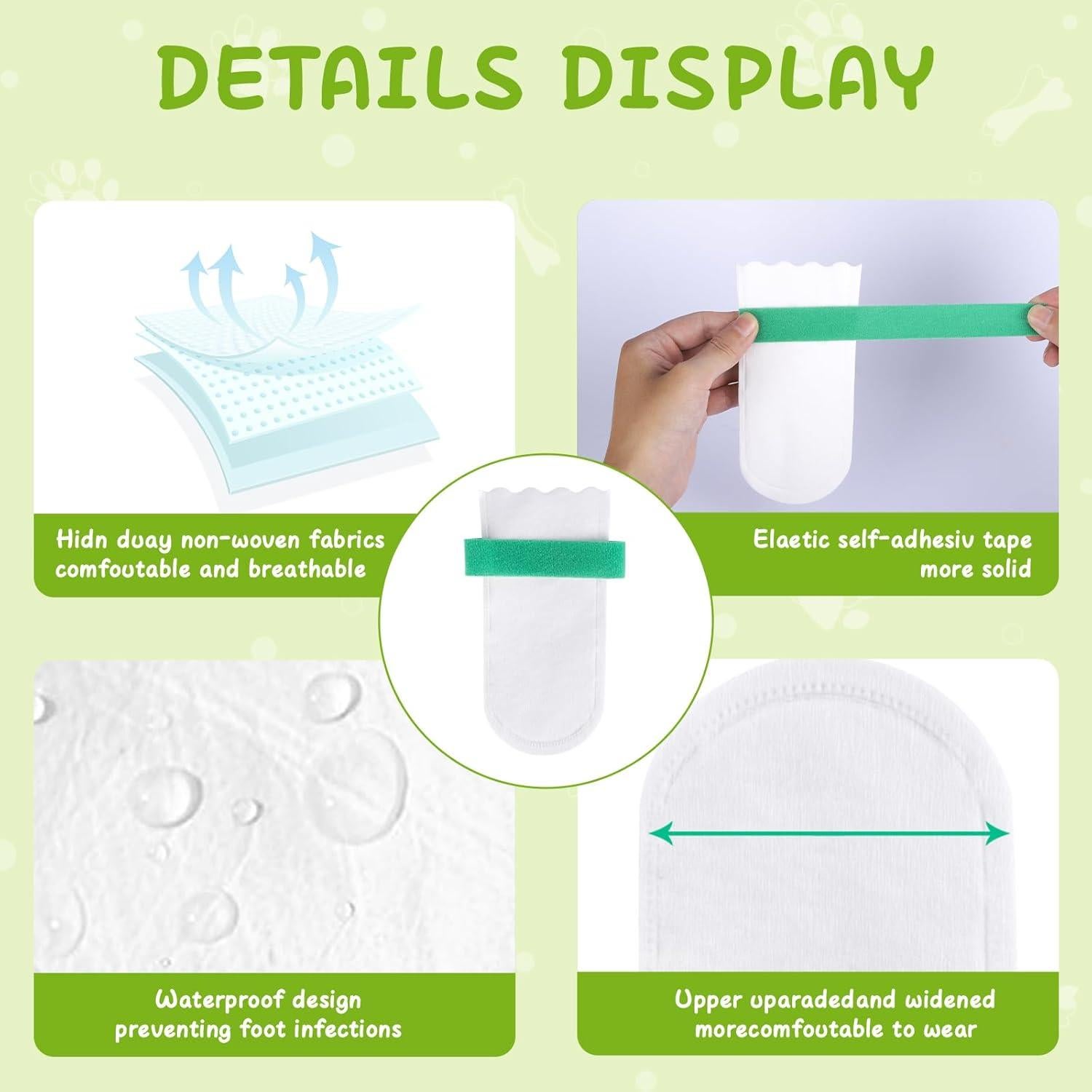 Botas Desechables para Perros AMIPH - Protección de Patas S