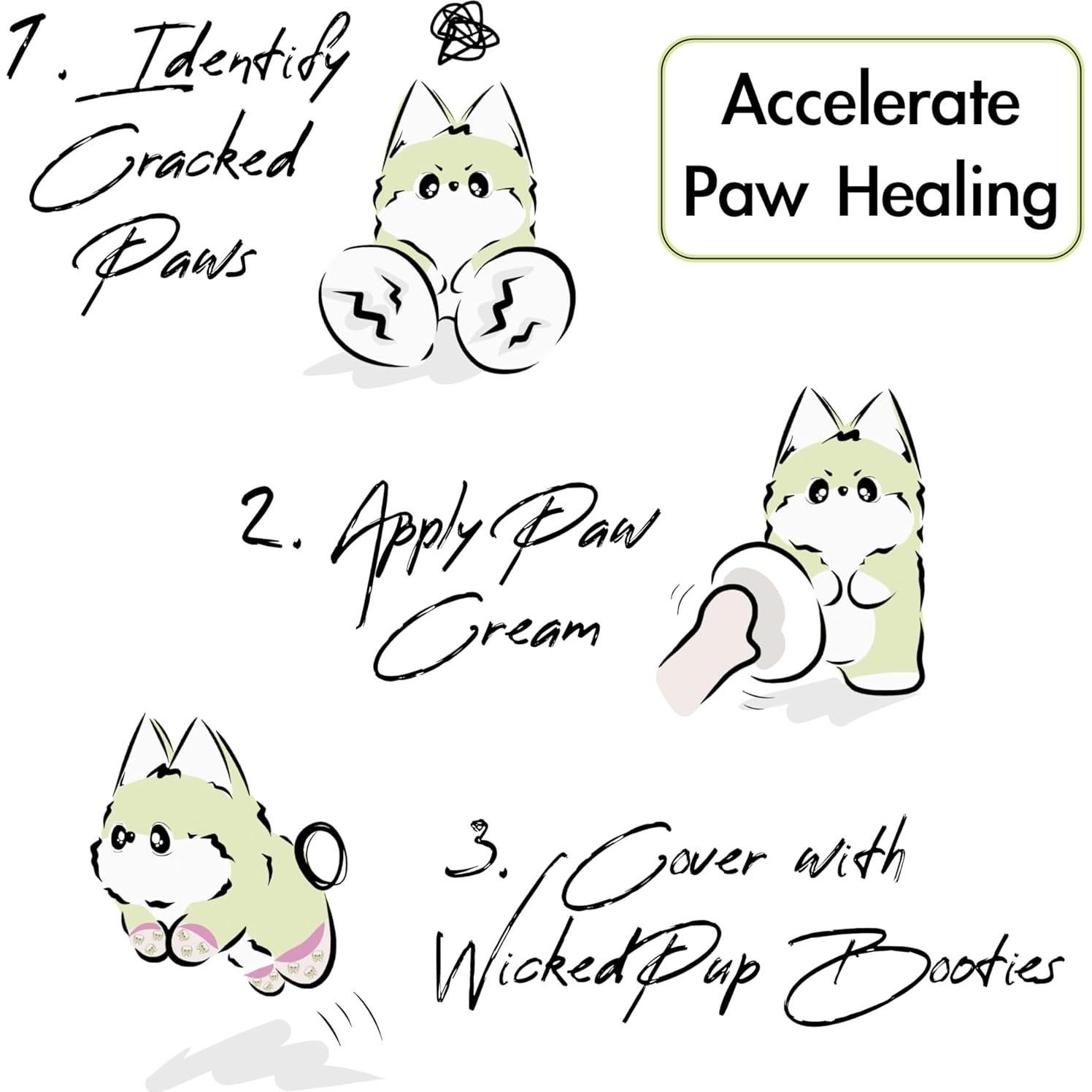 Botas Desechables para Perros y Gatos WickedPup Tamaño 2