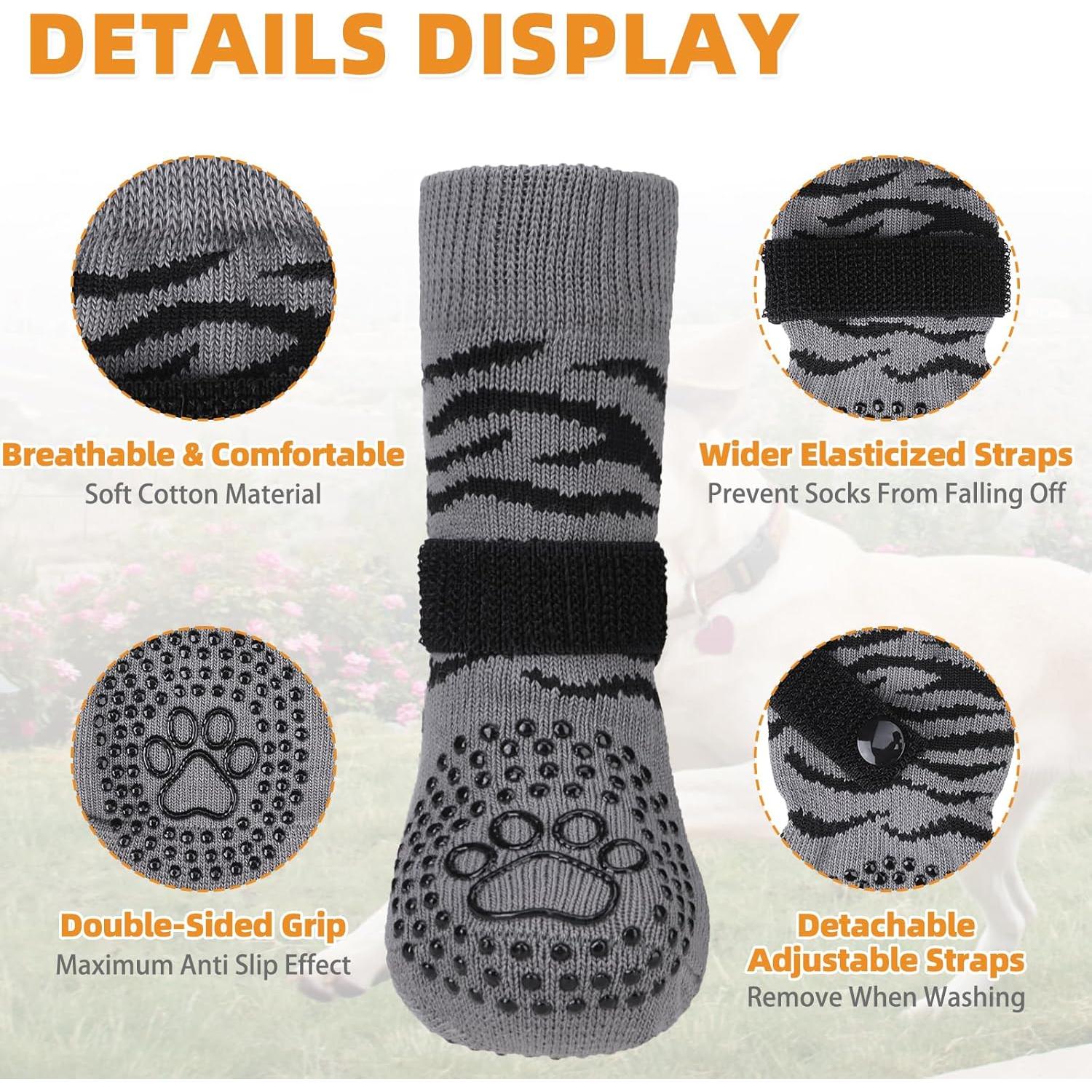 Calcetines Antideslizantes KOOLTAIL para Perros Tamaño M