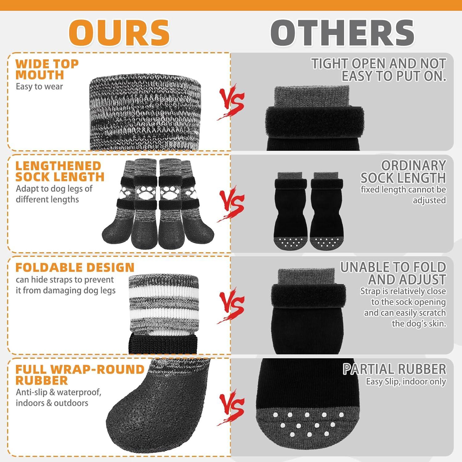 Calcetines Antideslizantes para Perros KOOLTAIL - Talla S