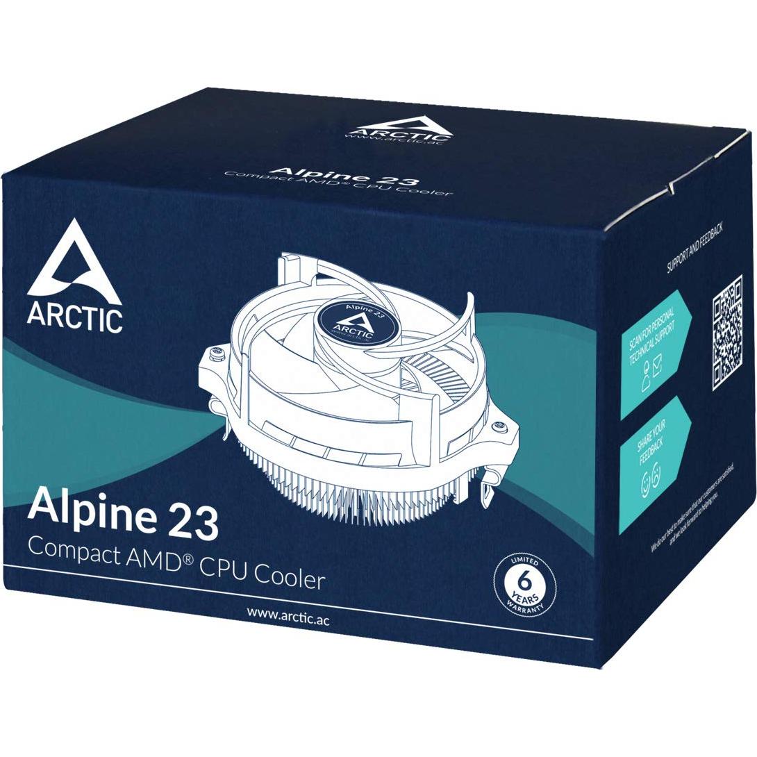 Enfriador de CPU ARCTIC Alpine 23 para AMD AM5/AM4 - Negro