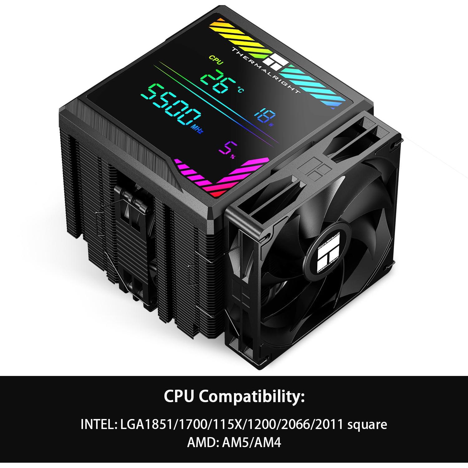 Enfriador de CPU Thermalright Peerless Assassin 140 Digital Negro