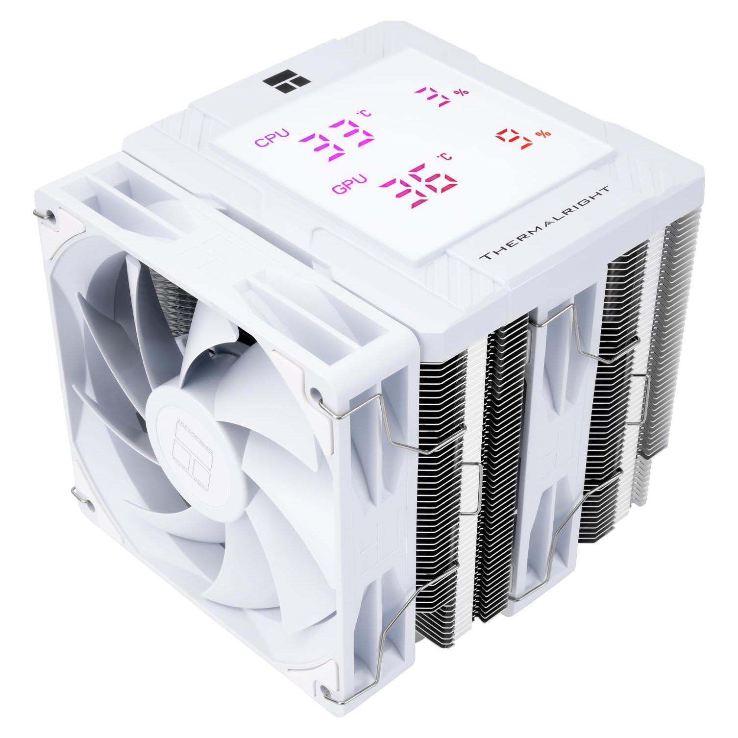 Enfriador de CPU Thermalright Peerless Assassin 120 Digital Blanco, Doble Torre y Ventiladores