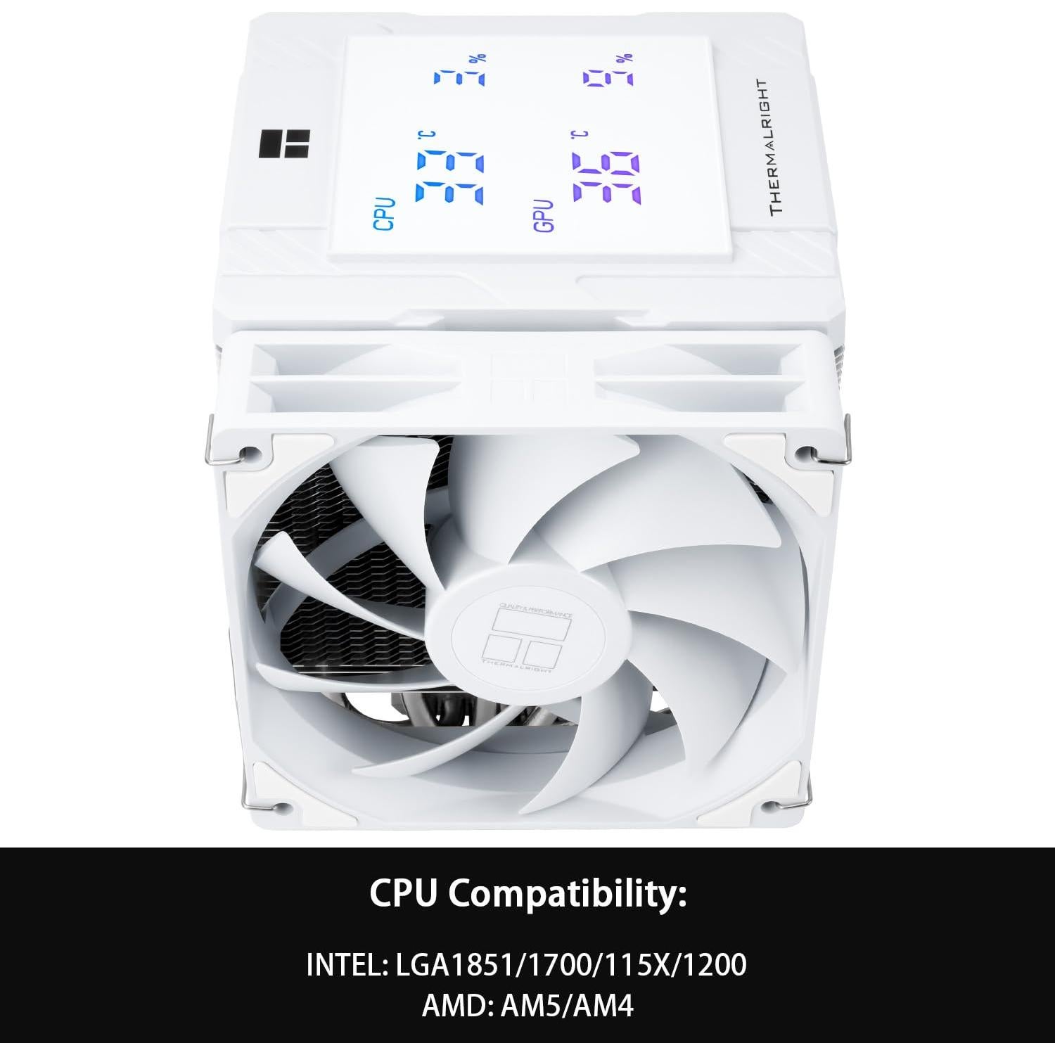 Enfriador de CPU Thermalright Peerless Assassin 120 Digital Blanco, Doble Torre y Ventiladores