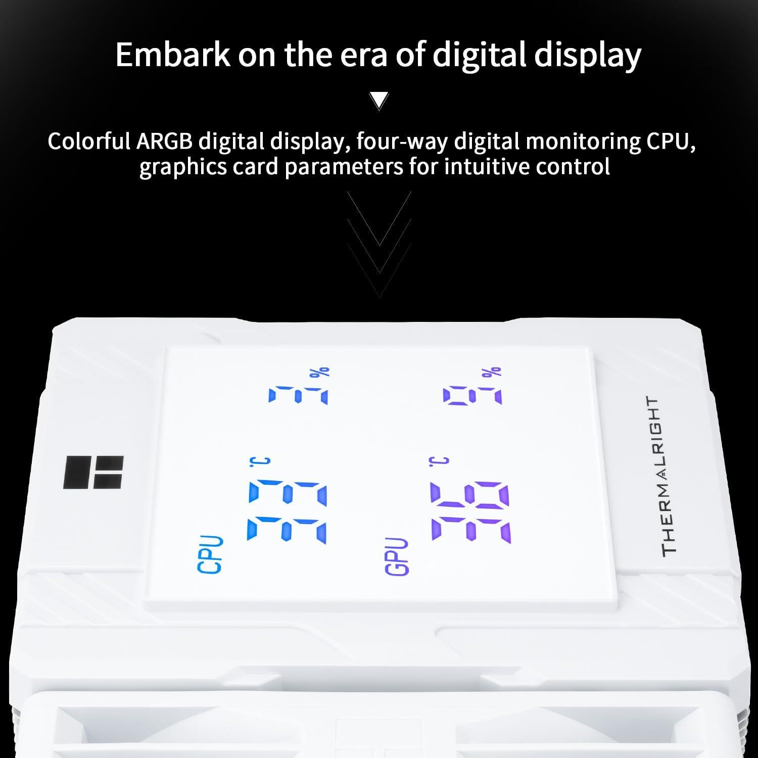 Enfriador de CPU Thermalright Peerless Assassin 120 Digital Blanco, Doble Torre y Ventiladores
