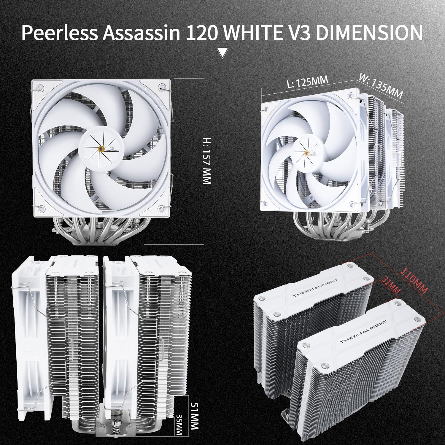 Enfriador de Aire para CPU Thermalright Peerless Assassin 120 V3
