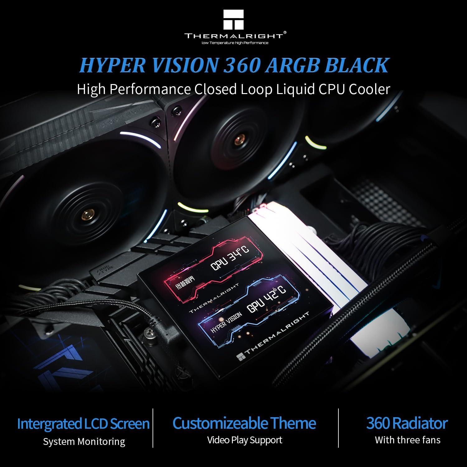 Enfriador de Agua para CPU Thermalright Hyper Vision 360 ARGB