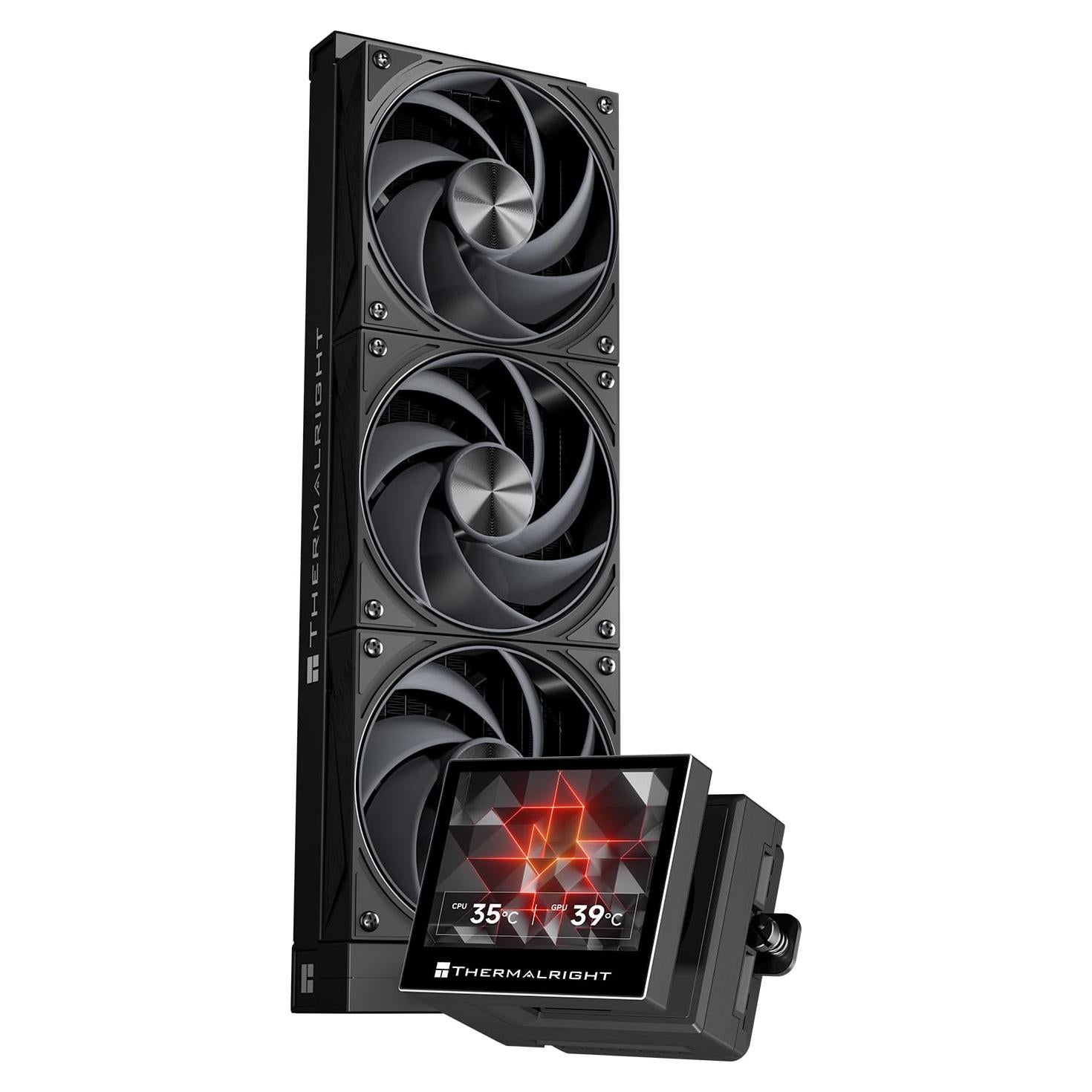 Enfriador Líquido Térmico THERMALRIGHT AIO 360mm Negro con LCD