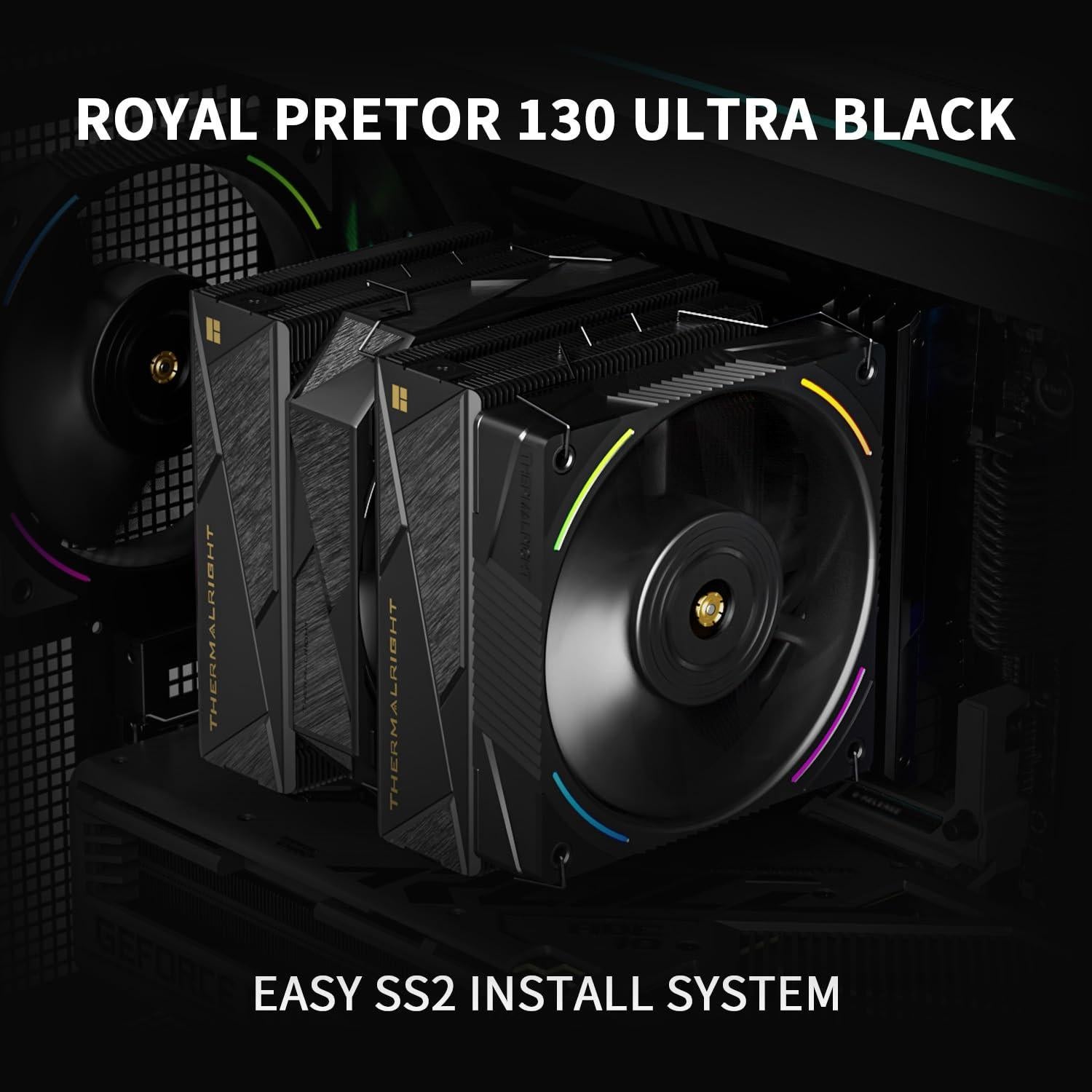 Enfriador de CPU Thermalright Royal Pretor 130 Ultra Negro
