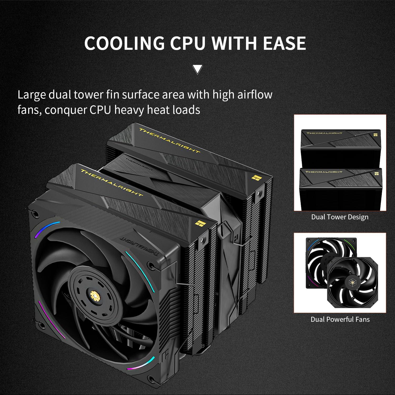 Enfriador de CPU Thermalright Royal Pretor 130 Ultra Negro