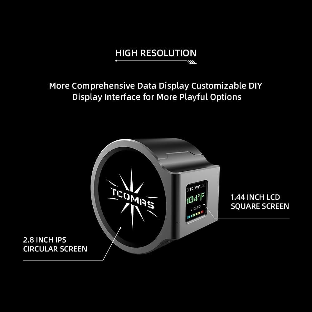 Enfriador de CPU Líquido TCOMAS LX800 360mm Negro ARGB