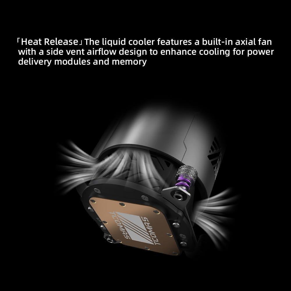 Enfriador de CPU Líquido TCOMAS LX800 360mm Negro ARGB