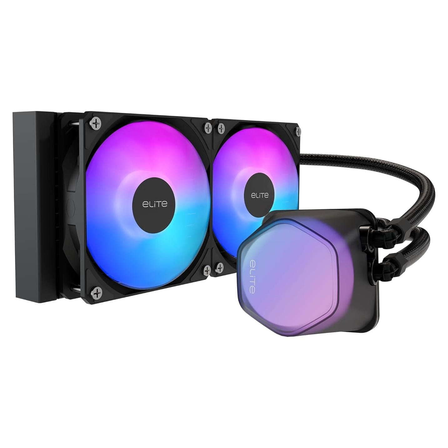 Cooler Master 240 Elite Liquid Cooler para CPU - ARGB, AMD e Intel