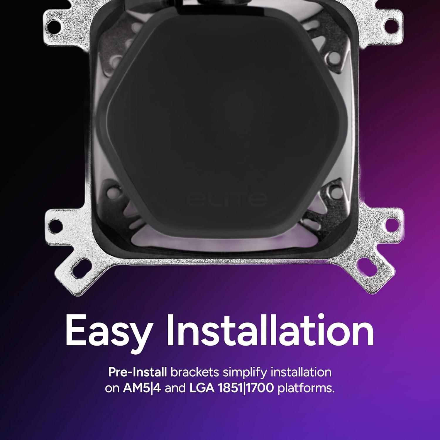 Cooler Master 240 Elite Liquid Cooler para CPU - ARGB, AMD e Intel