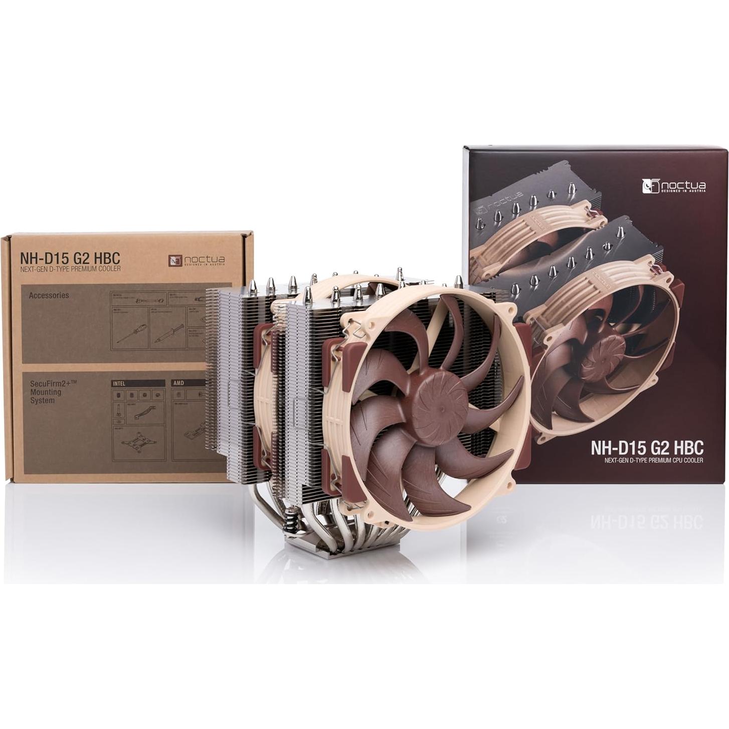 Enfriador de CPU Noctua NH-D15 G2 HBC para Intel LGA1700