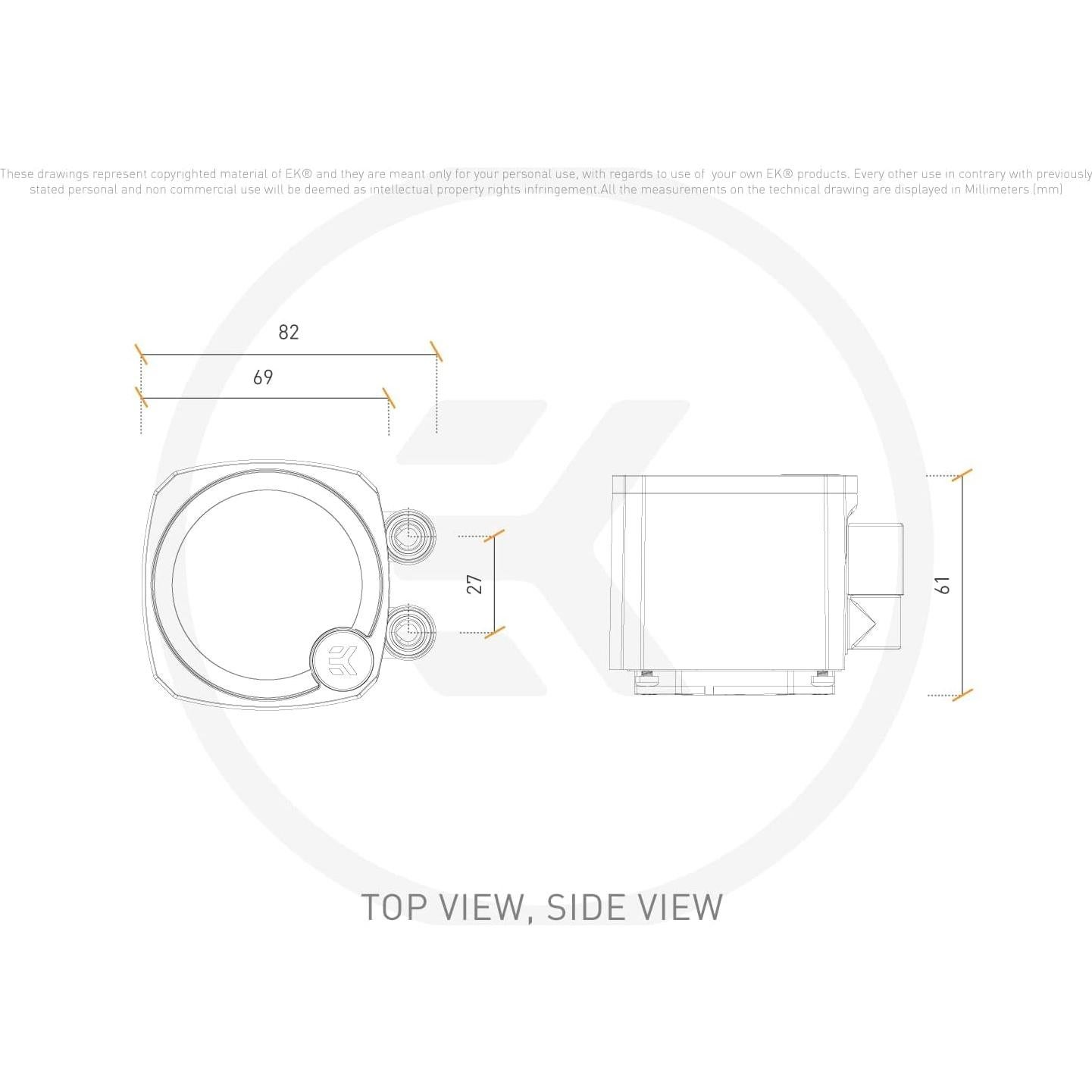 Enfriador AIO EKWB CR360 Lux RGB Digital Blanco 360mm
