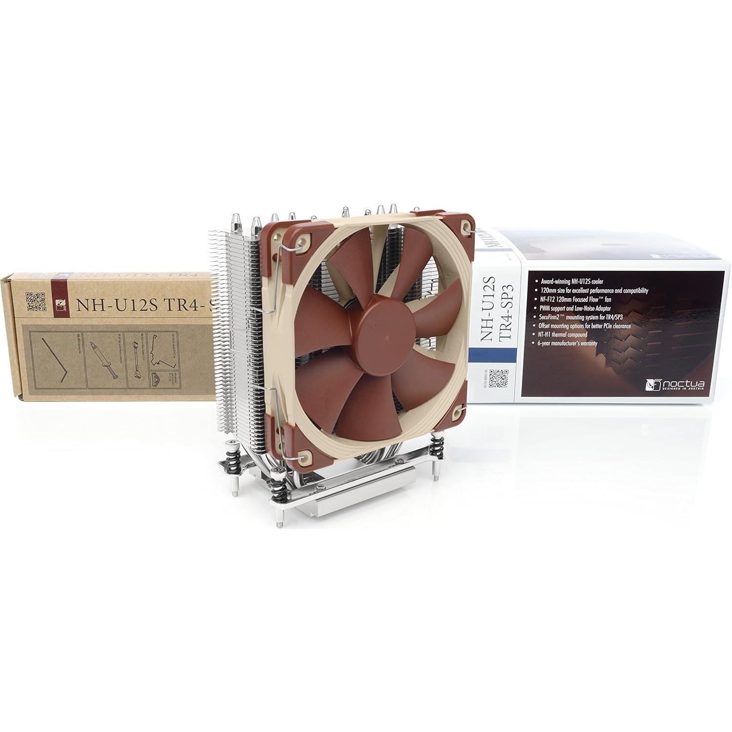 Enfriador de CPU Noctua NH-U12S TR4-SP3 120mm para AMD