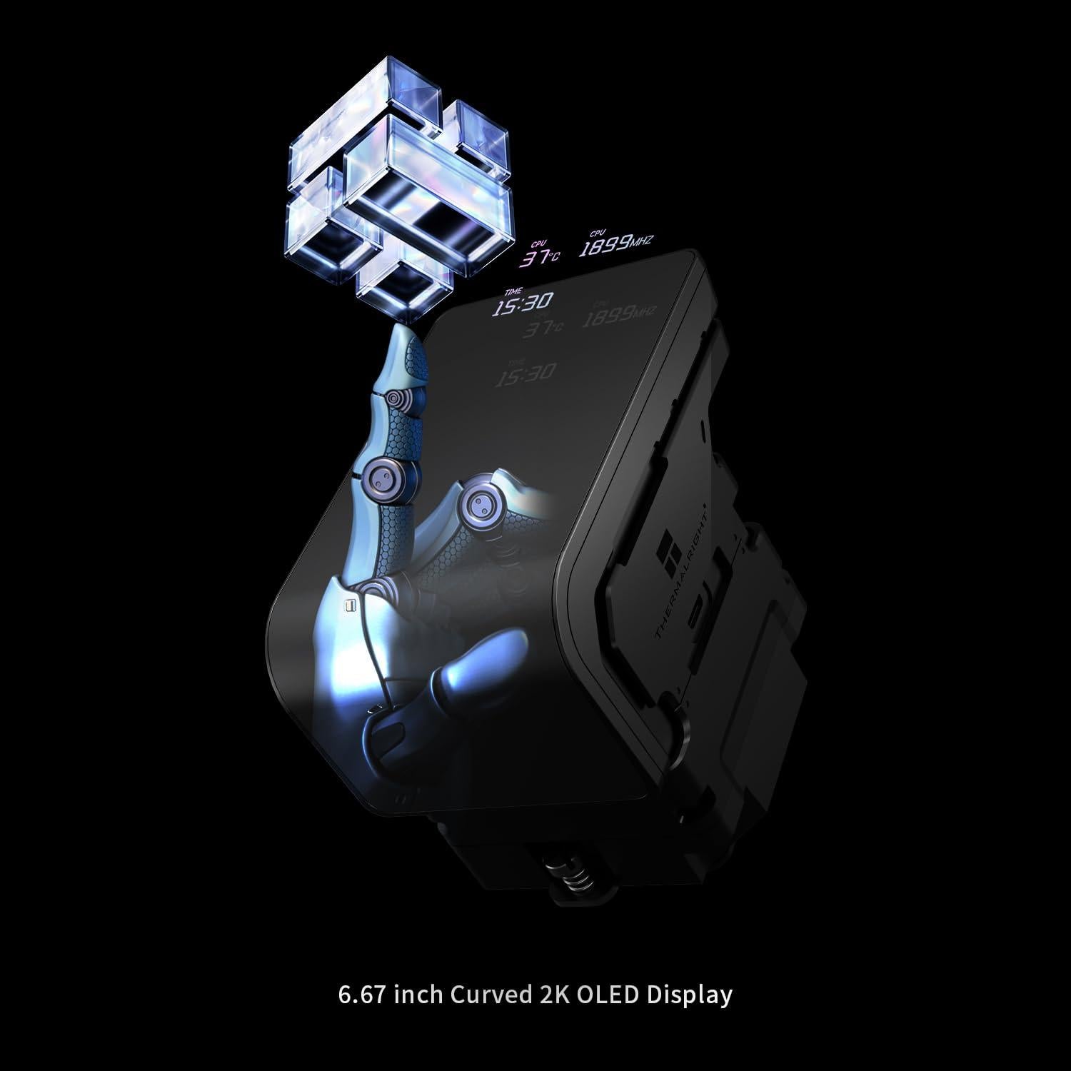 Enfriador Líquido AIO Thermalright Wonder Vision 360 ARGB Negro