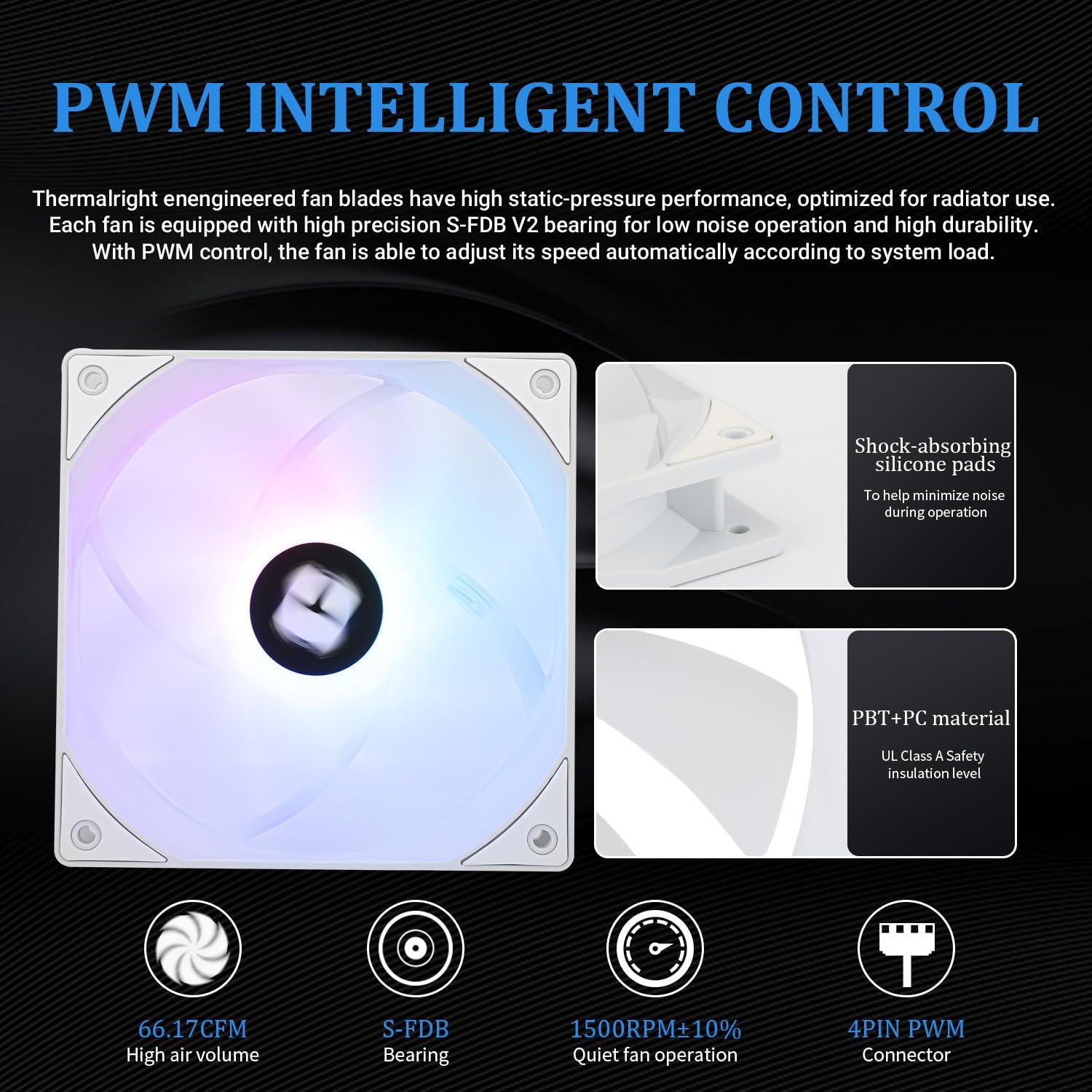 Enfriador de CPU por Agua Thermalright Aqua Elite 360 Blanco V3