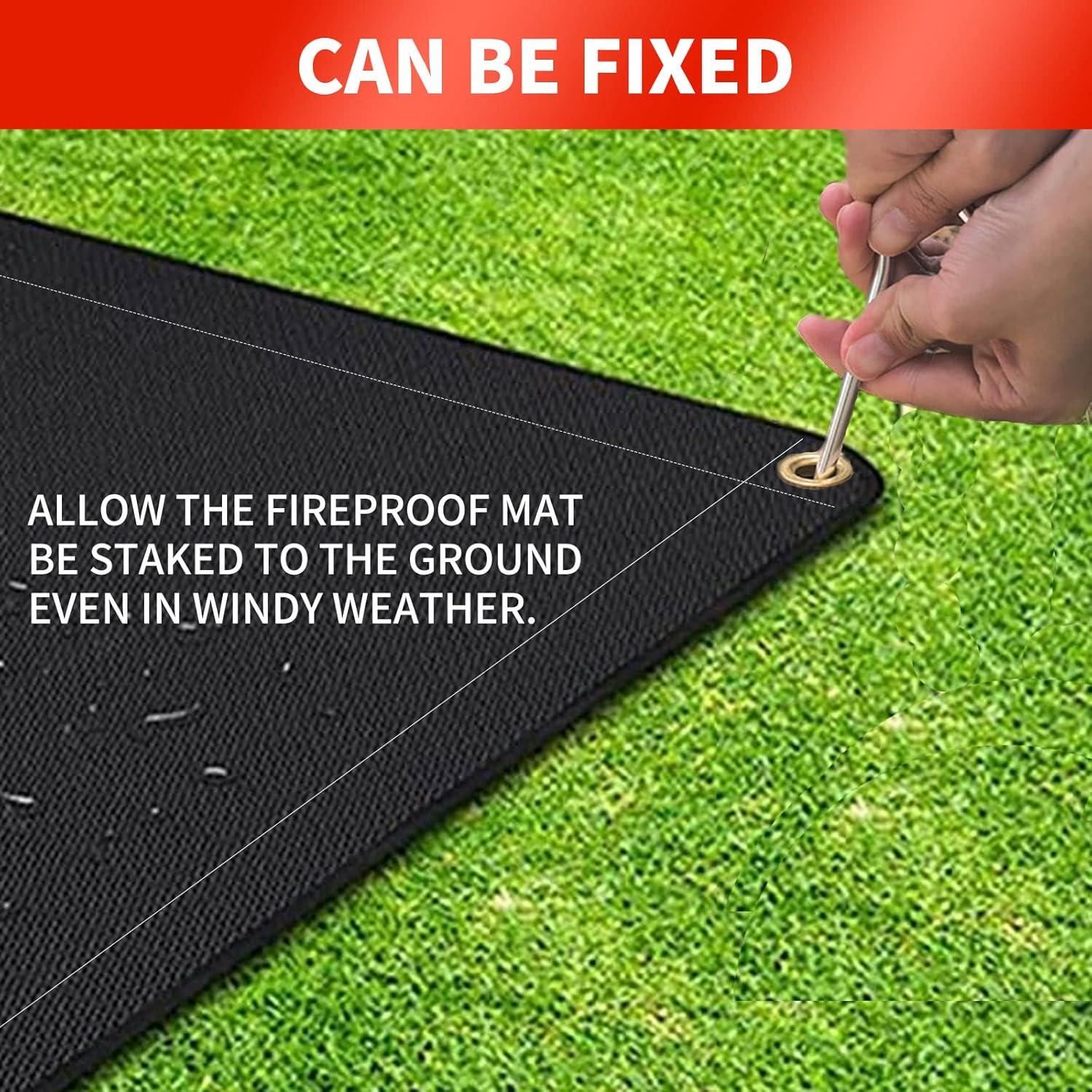 Alfombrilla para Parrilla Futuwi 121.9 x 106.7 cm a Prueba de Fuego