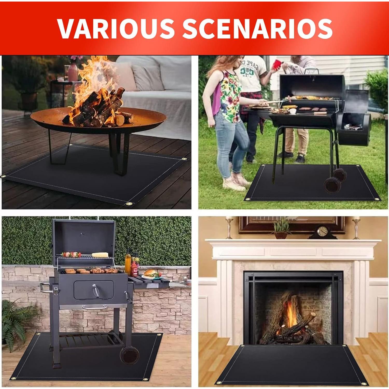 Alfombrilla para Parrilla Futuwi 121.9 x 106.7 cm a Prueba de Fuego