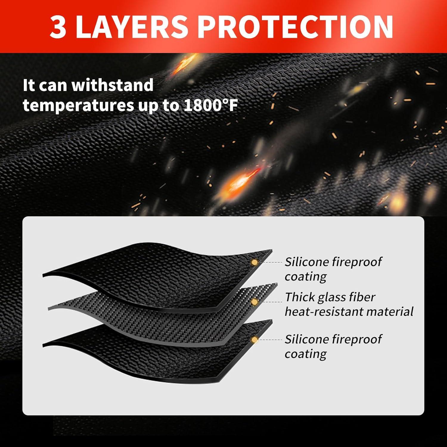 Alfombrilla para Parrilla Futuwi 121.9 x 106.7 cm a Prueba de Fuego