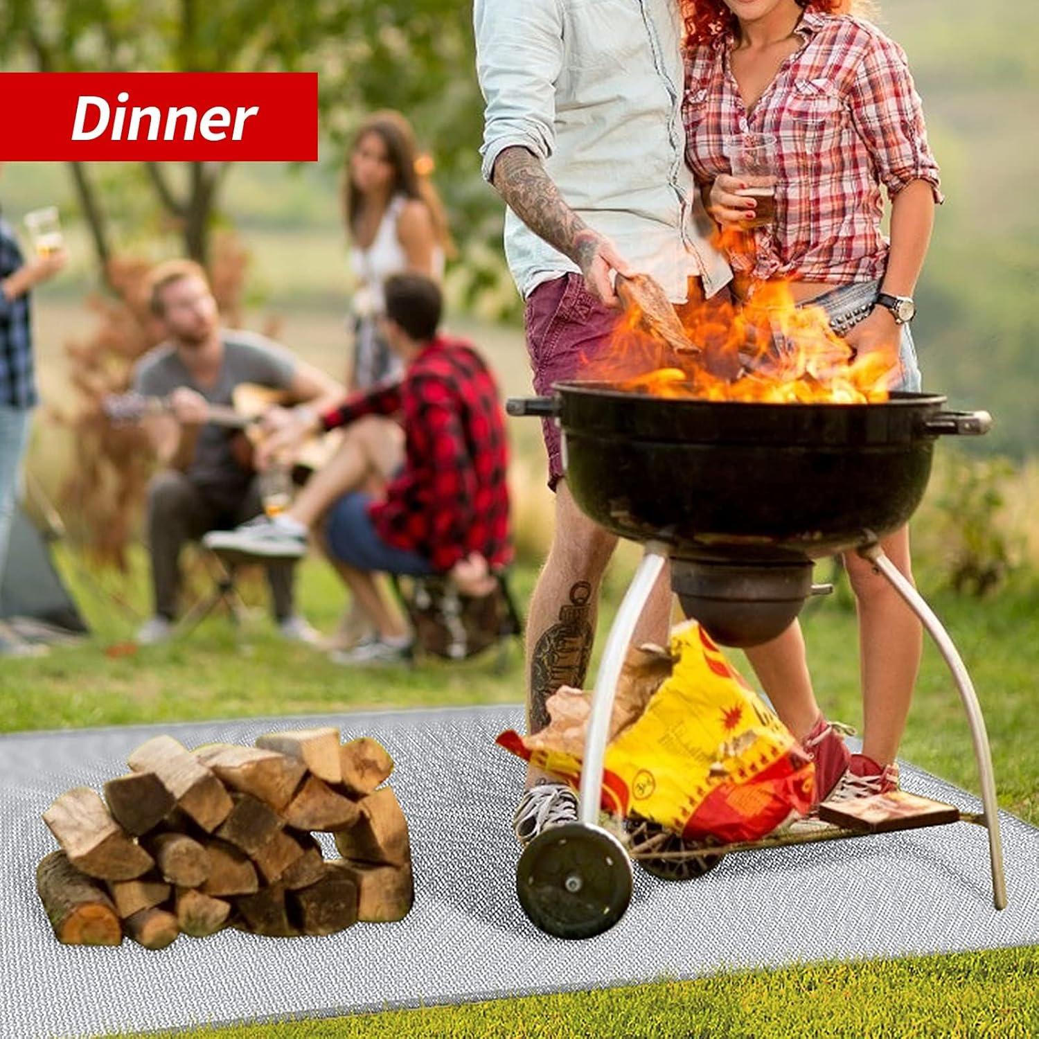 Alfombrilla a prueba de fuego MAGORUI 121.9x152.4cm para fogatas