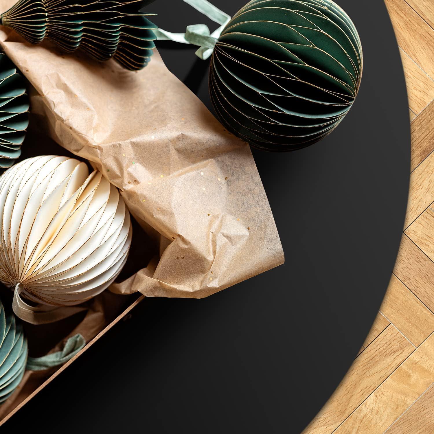 Alfombra Circular Navidad RESILIA 91.44 cm Impermeable Negra