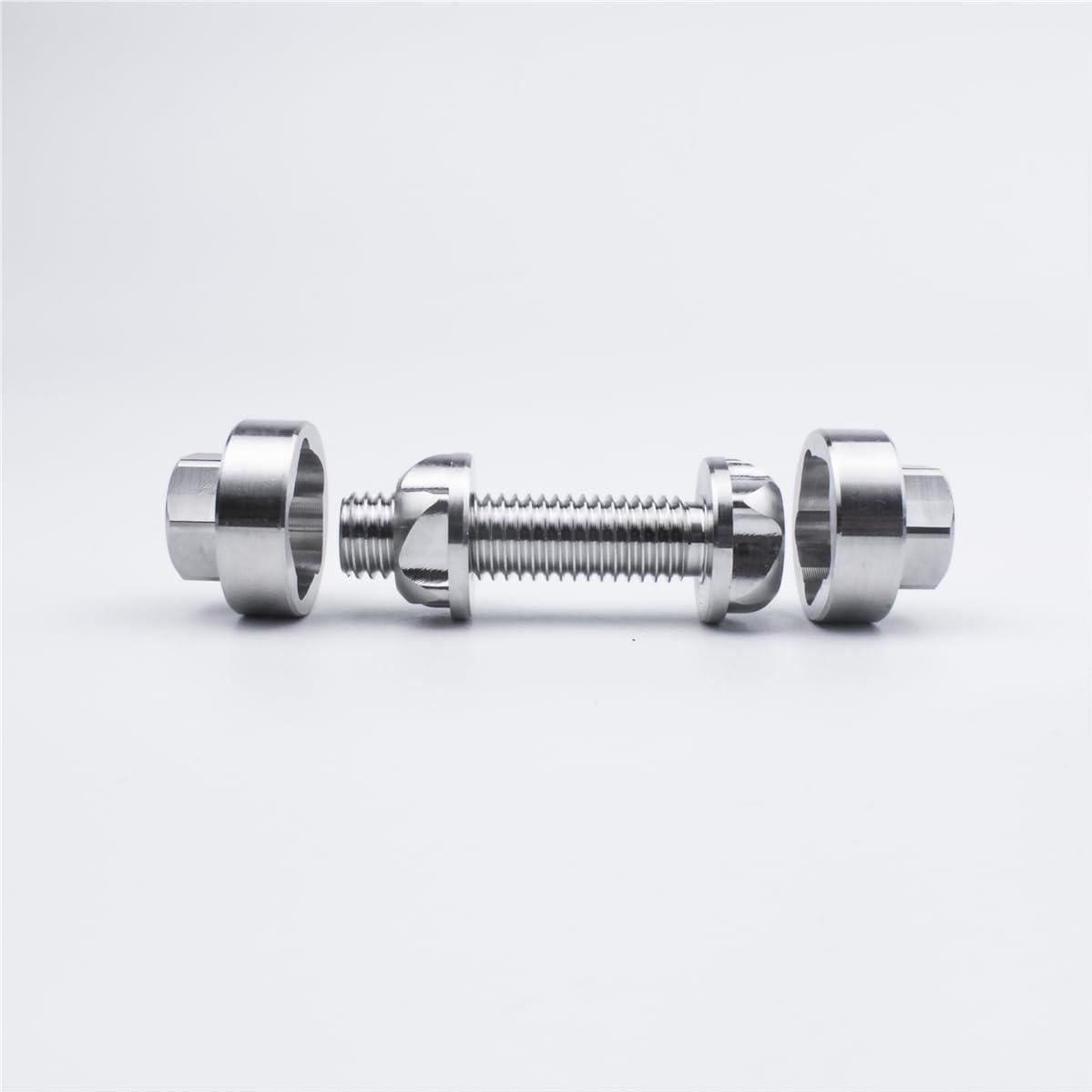 Juego de Tuercas y Tornillos M8 304 Acero Inoxidable Antirrobo