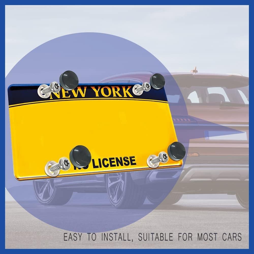 Kit de Tornillos Antirrobo Middrivr para Placas de Matrícula 8 Pzas