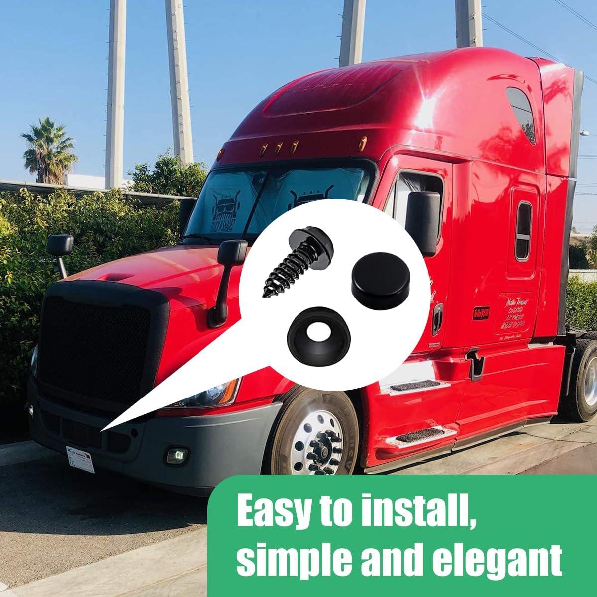 Kit de Tornillos para Placas de Matrícula UHANBUT 18 Piezas Acero Inoxidable