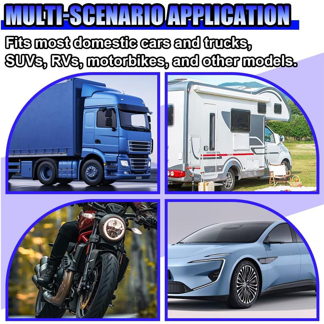 Kit de Tornillos para Placas de Licencia GAOLAOSY 20PCS Antioxidante