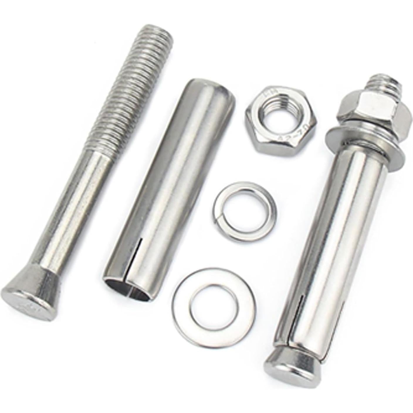 Tornillos de Expansión M8x60mm Acero Inoxidable 304 8Pcs