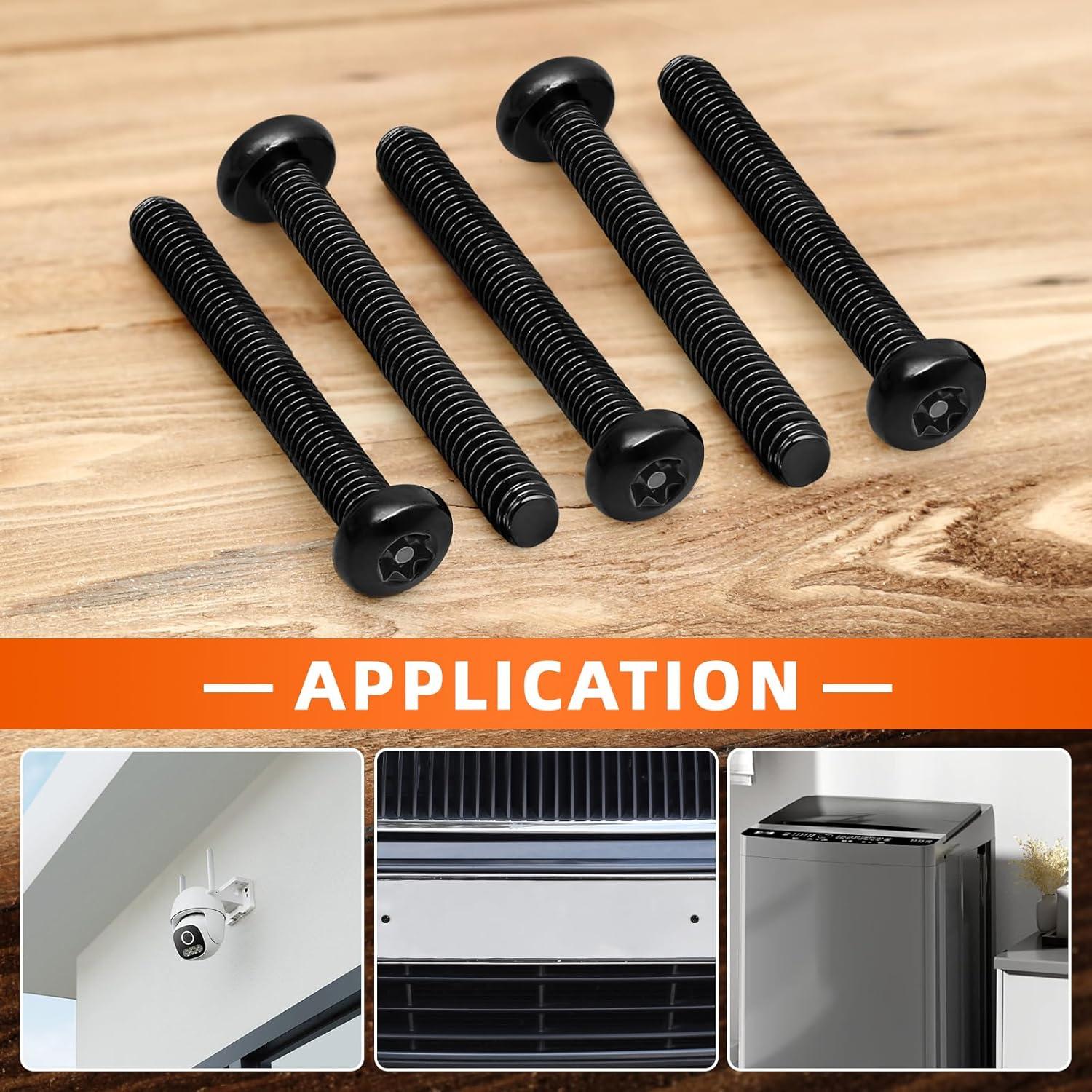 Tornillos de Cabeza Botón Torx MewuDecor M5 x 25mm 25 PCS