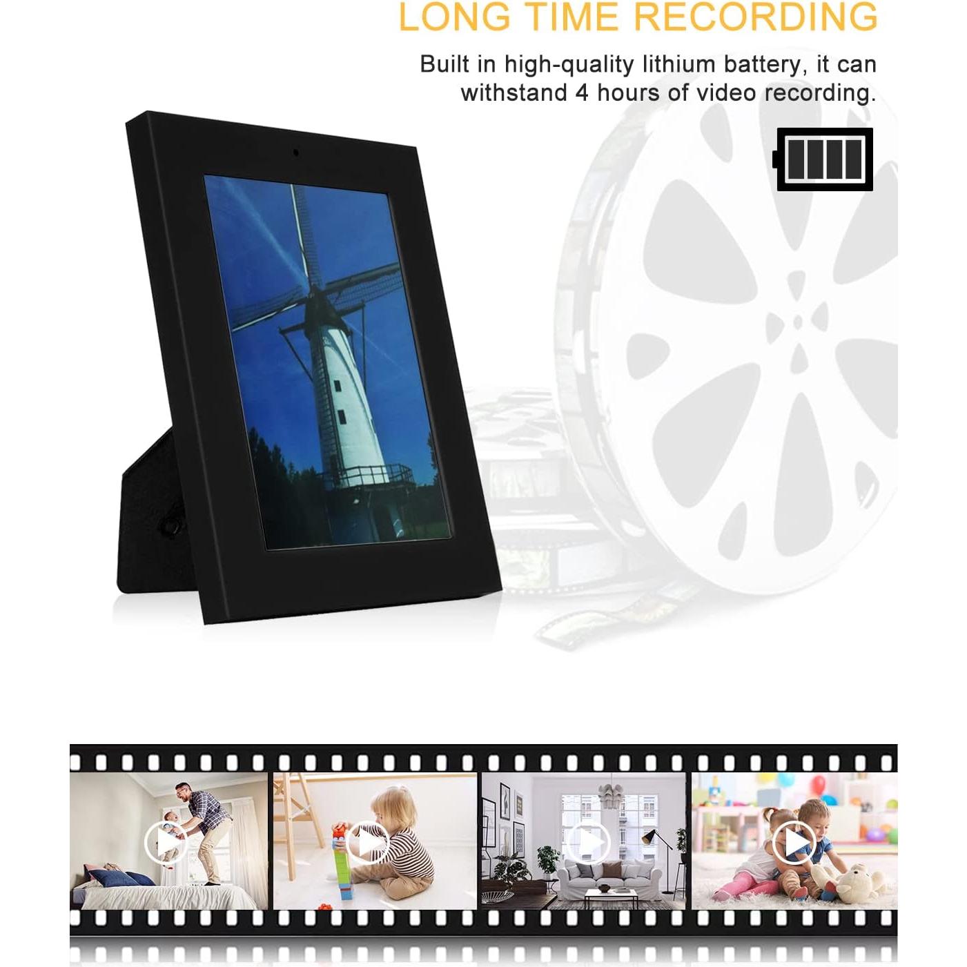 Marco de Foto con Cámara Oculta Jigayao 1080P Detección de Movimiento