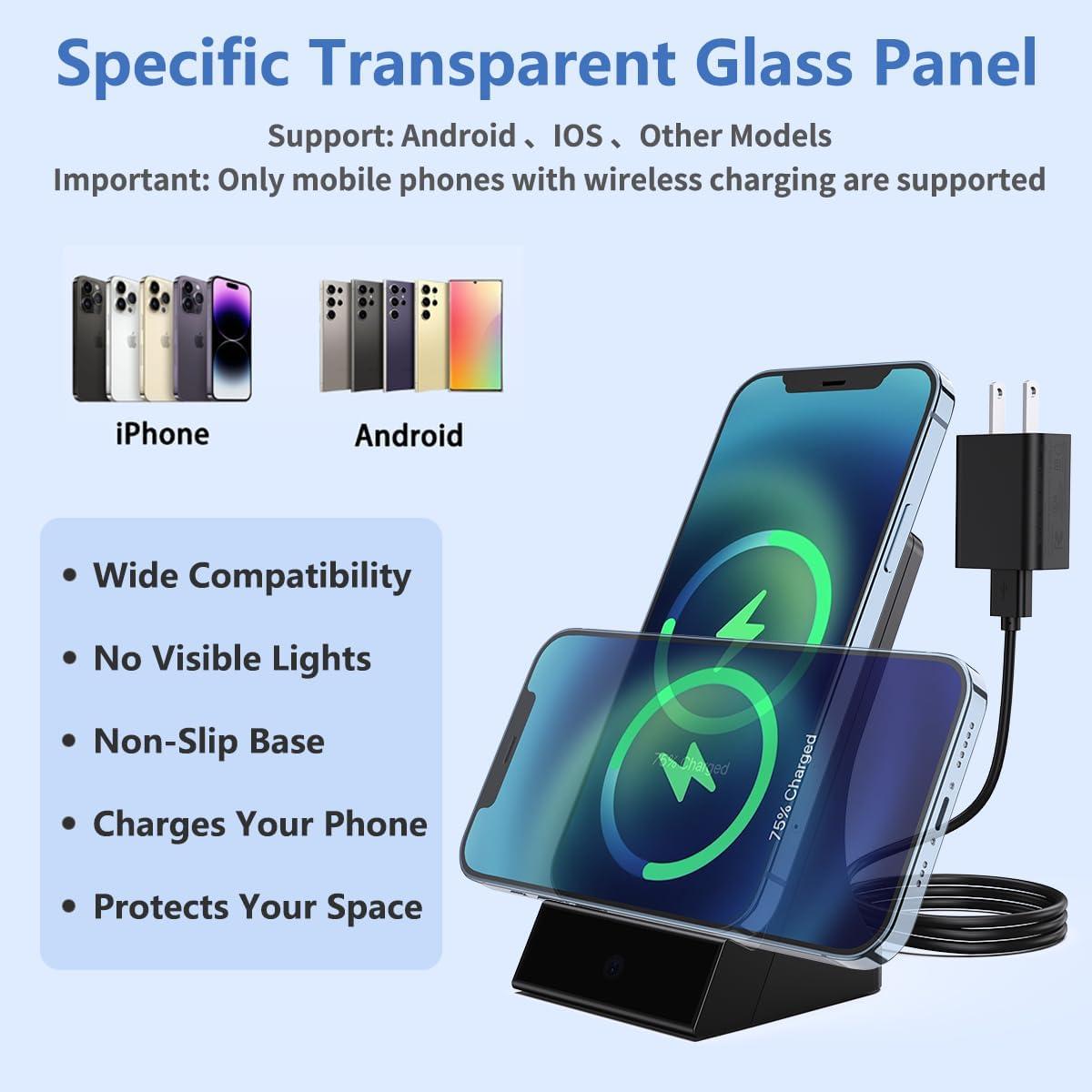 Cámara Oculta LIZVIE 1080P con Carga Inalámbrica y WiFi