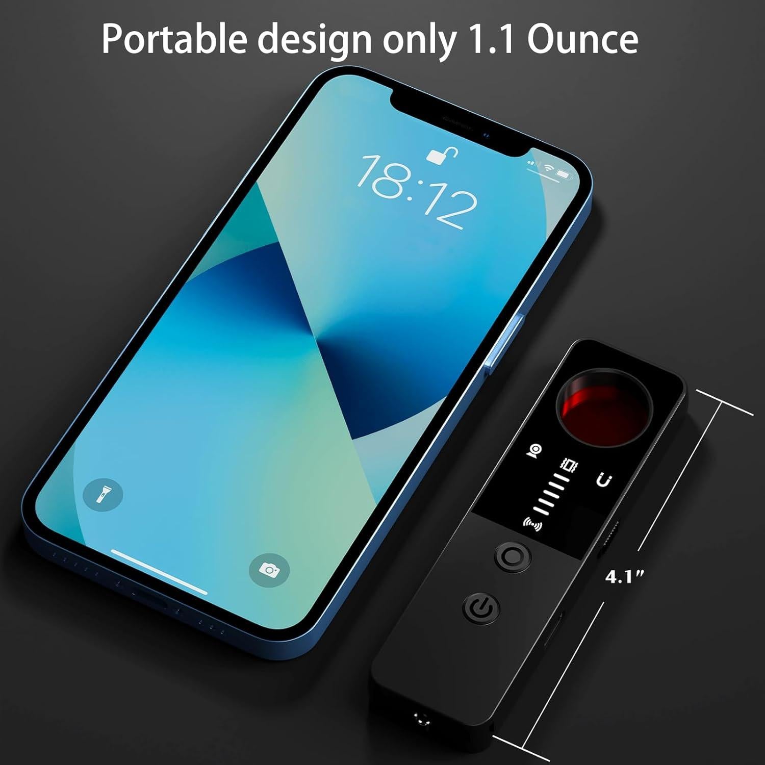 Detector de Cámara Espía VenirCool V-G007 7 en 1 Portátil