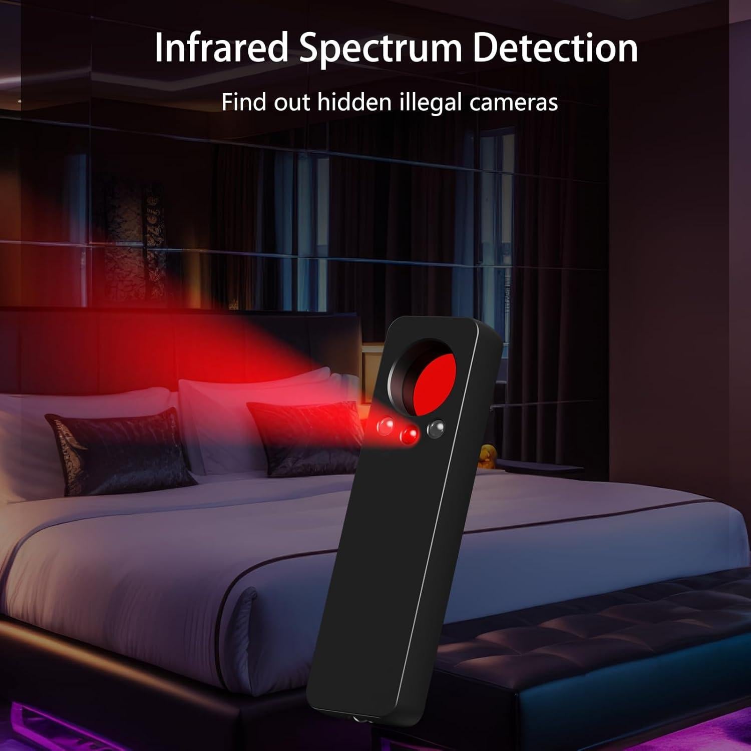 Detector de Cámara Espía VenirCool V-G007 7 en 1 Portátil