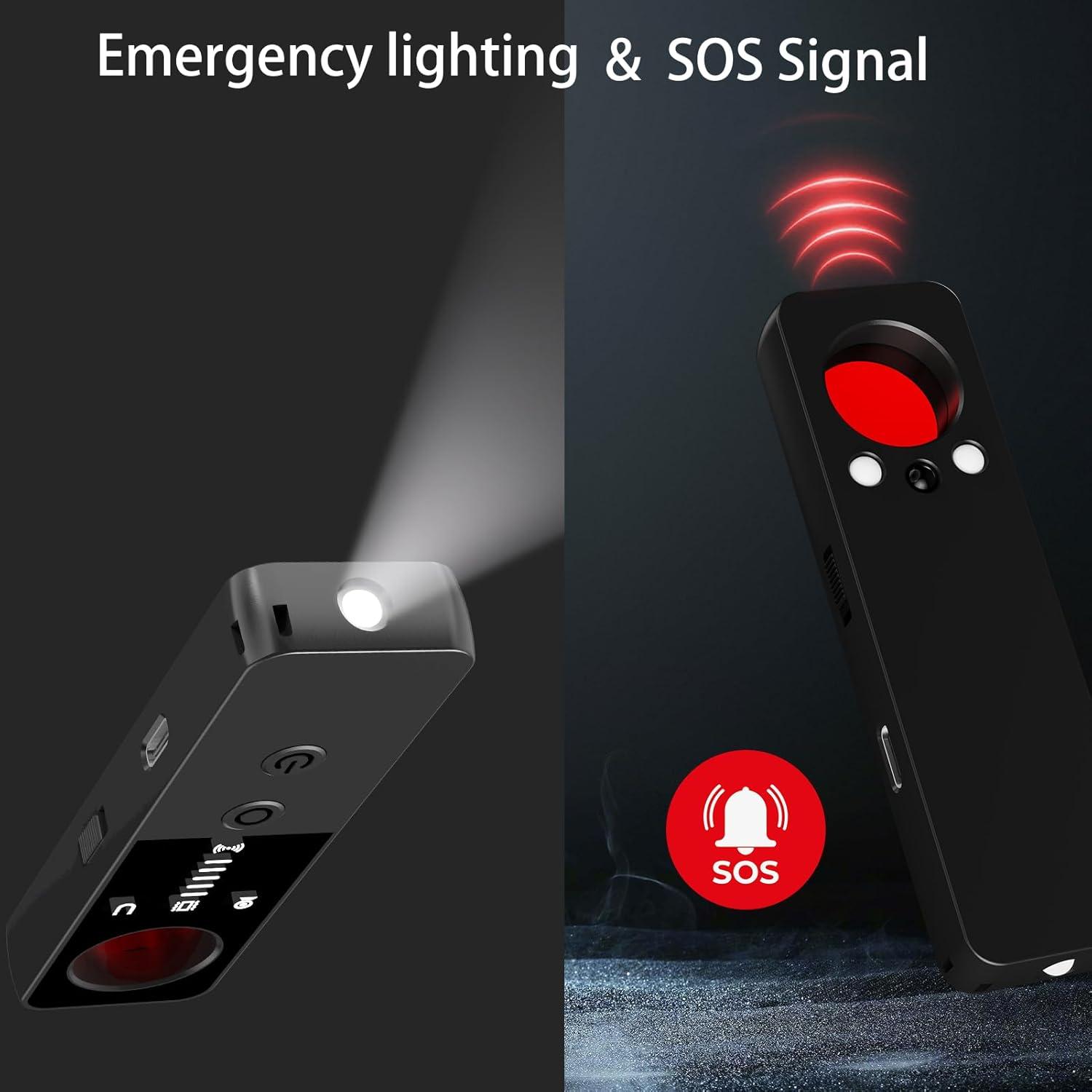 Detector de Cámara Espía VenirCool V-G007 7 en 1 Portátil