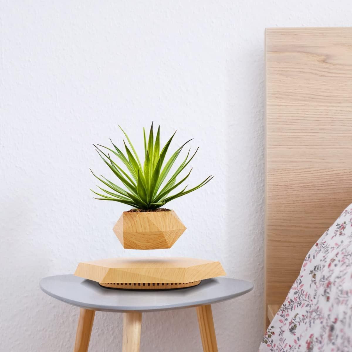 Maceta Flotante HCNT Hexagonal de Madera para Plantas